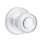 Kwikset Kwikset Mobile Home Satin Chrome Passage Door Knob Right or Left Handed 92001-520 - alternate 2